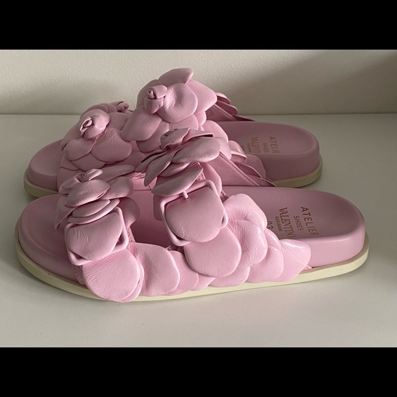 NEW! ATELIER 03 VALENTINO Rose Edition Sandals Slides Shoes - Picture 2 of 8